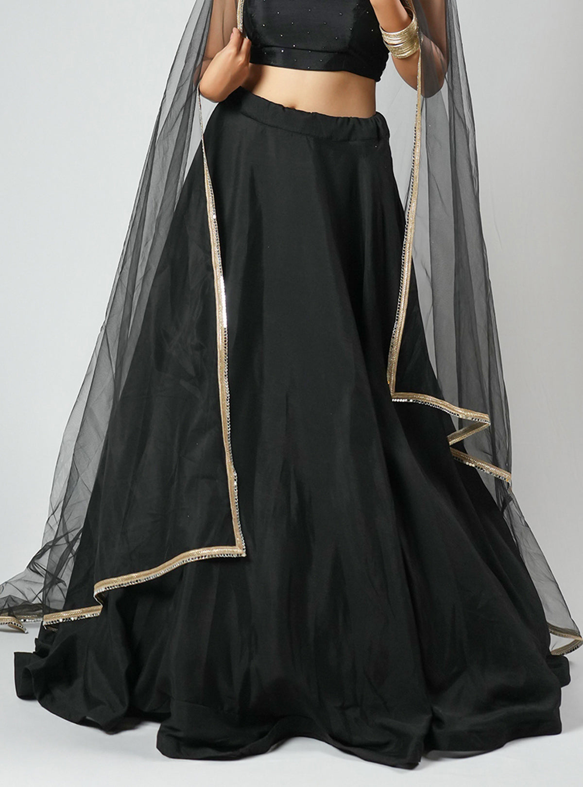 Khwaab - Black Skirt