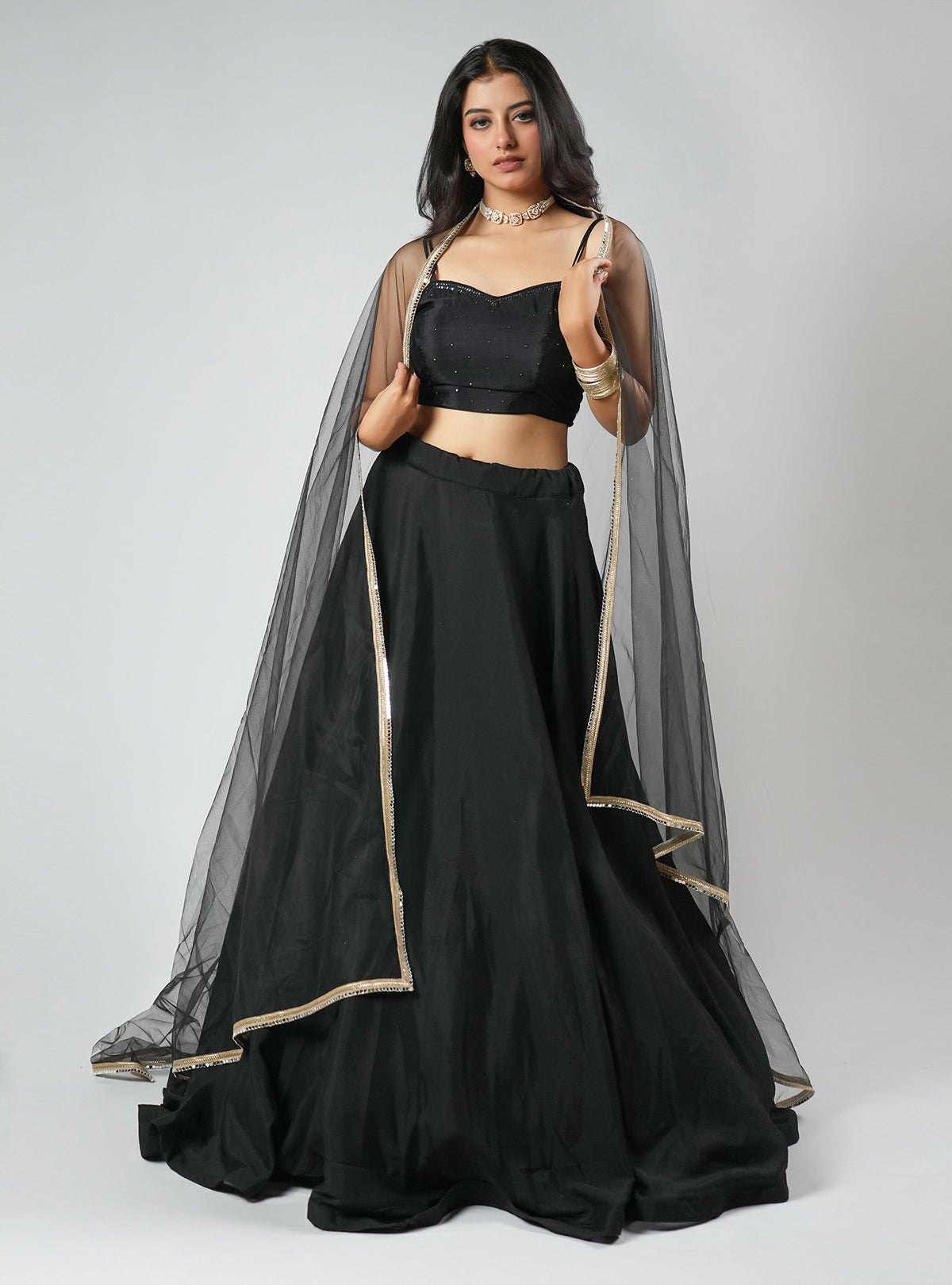 Khwaab - Black Skirt