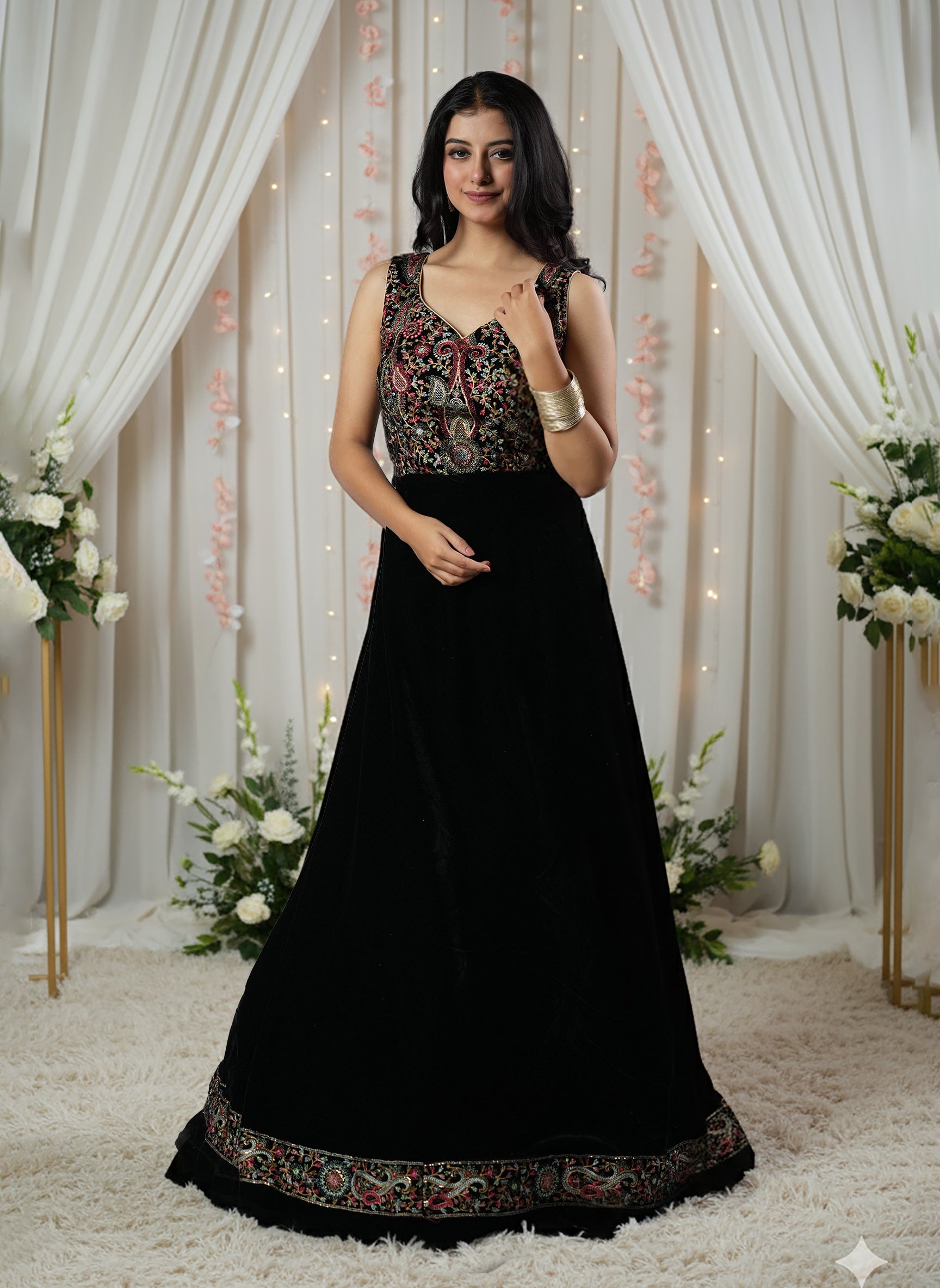 Naaz - Black Gown