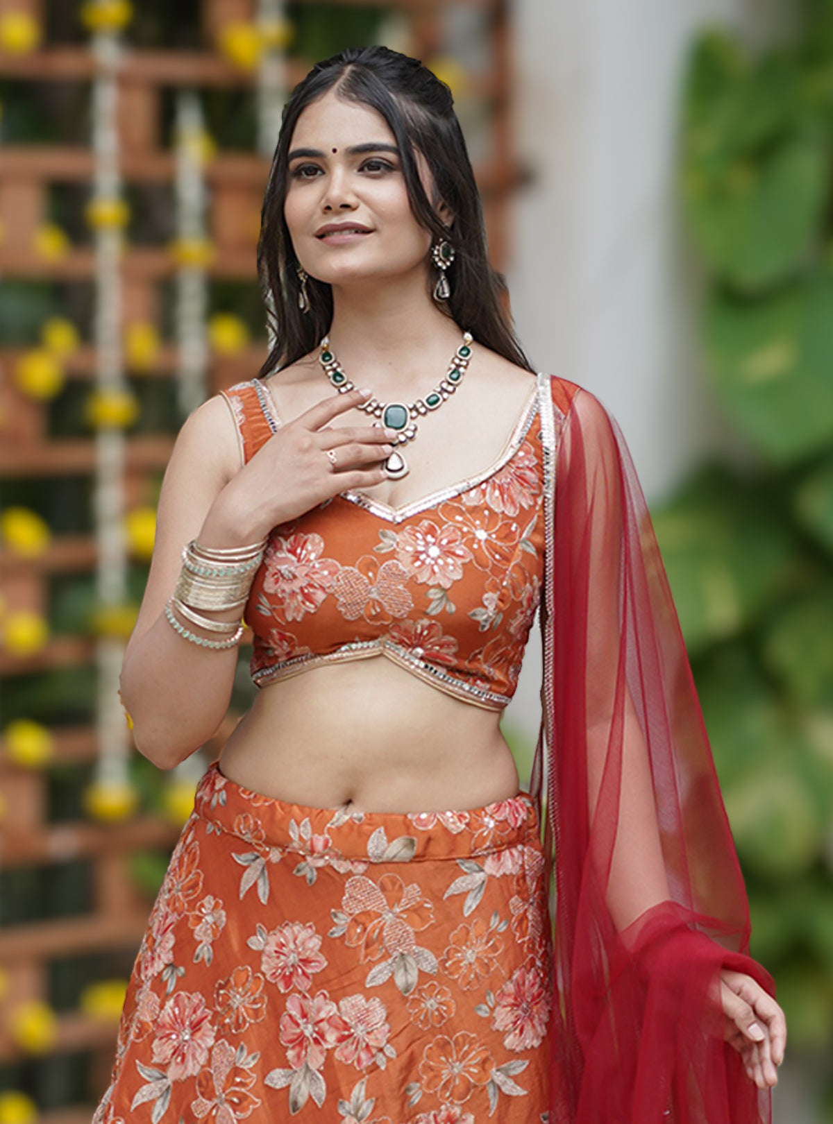 Bahara - Orange Celebration Set