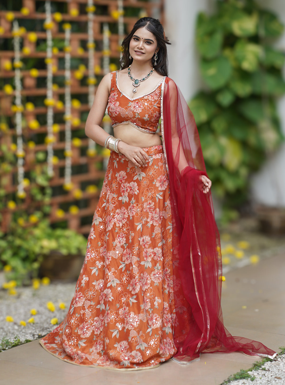 Bahara - Orange Celebration Set