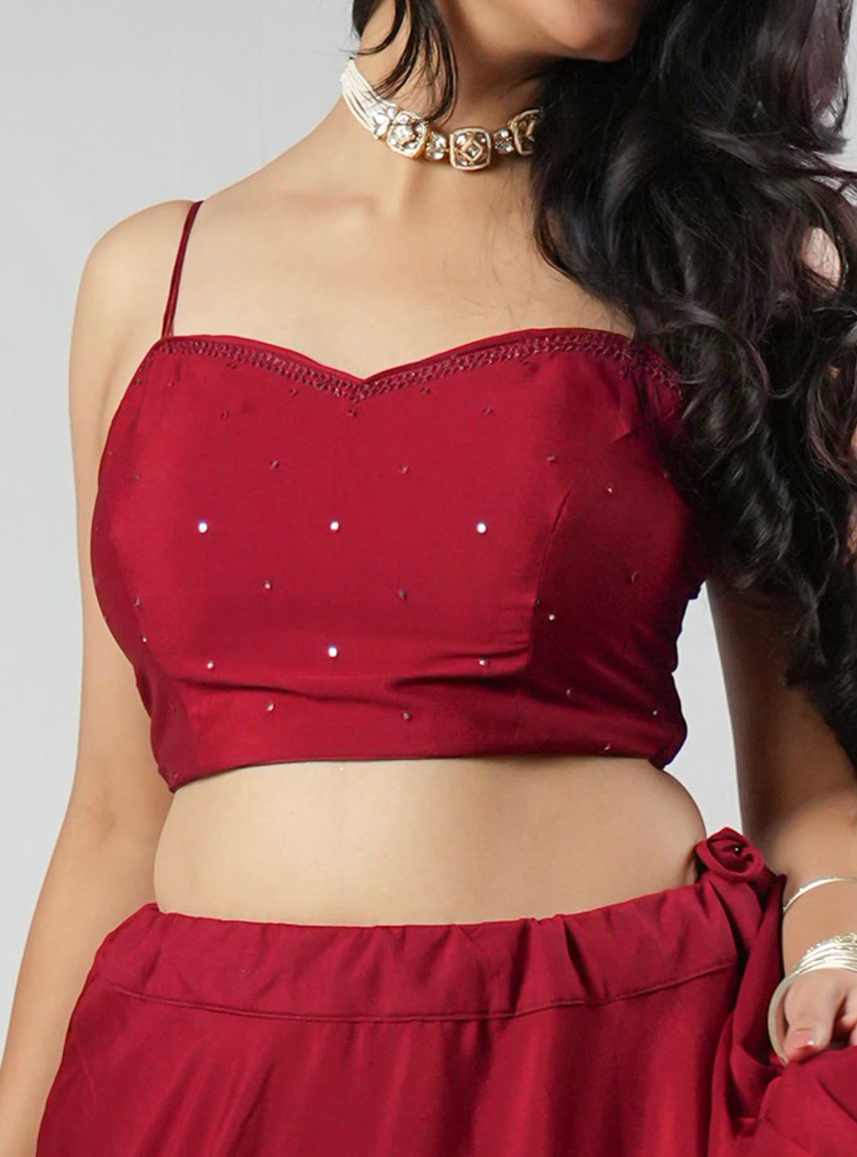 Rangrez - Deep Red Blouse