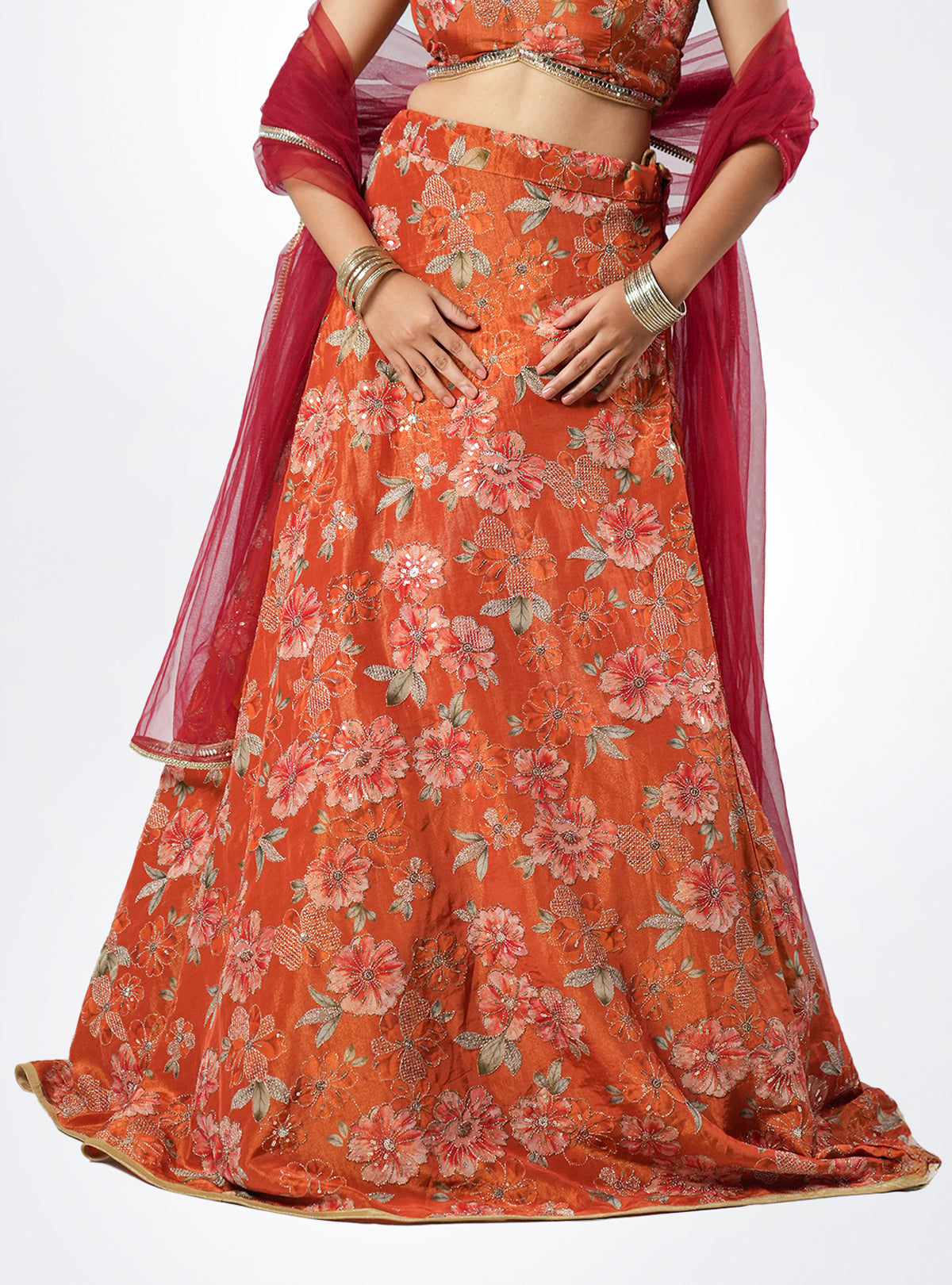 Bahara - Orange Skirt