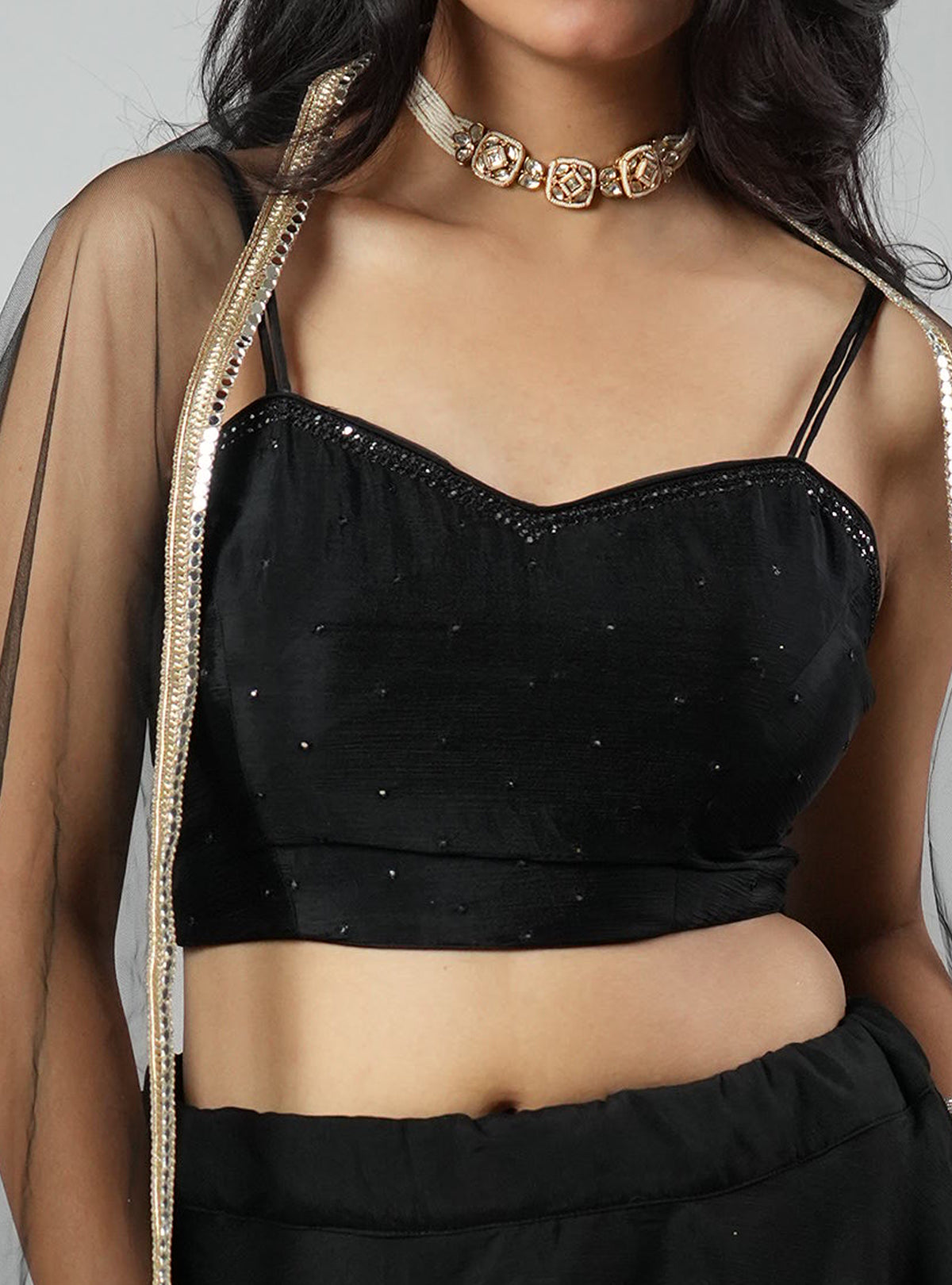 Khwaab - Black Blouse