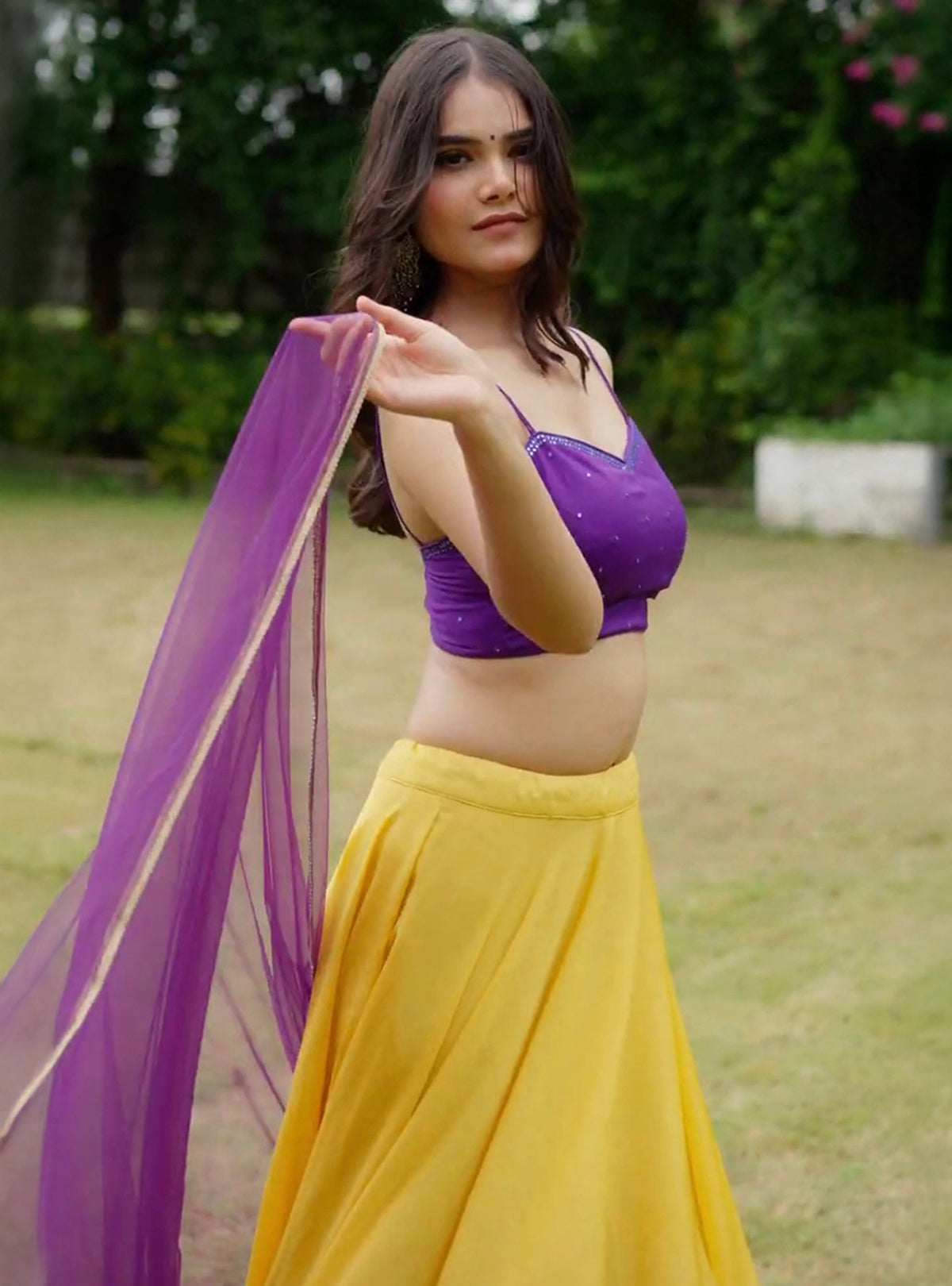 Aangan Skirt with Mastani Blouse & Dupatta Festive Combo